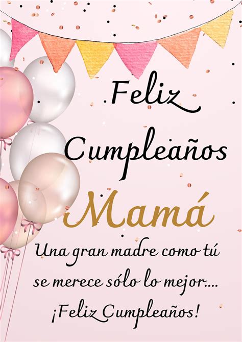 feliz cumpleñaos mama